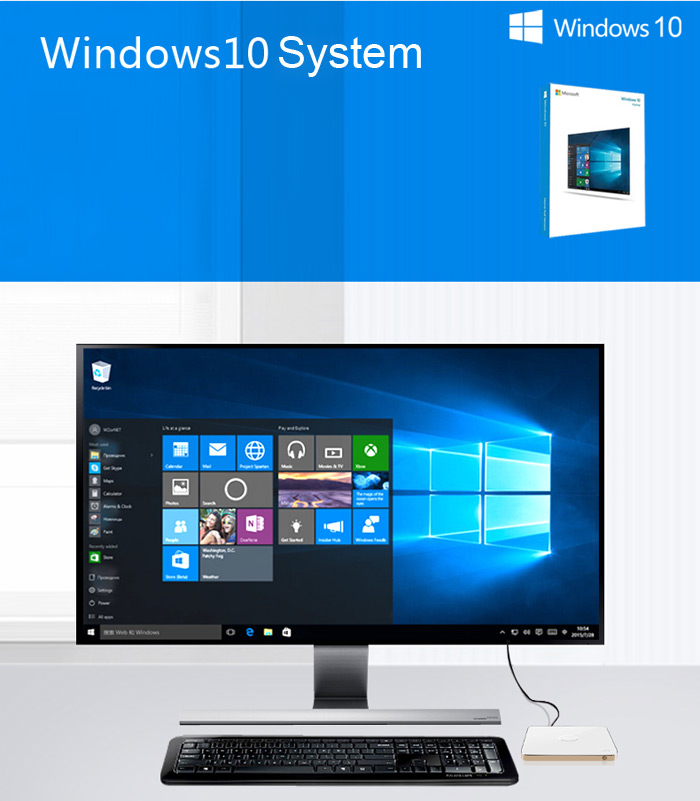 VOYO V3 Intel Cherry Trail X7-Z8700 Windows10 64Bit 4K Smart Mini PC 4G/128G WiFi Gigabit LAN Type-C Bluetooth 4.0