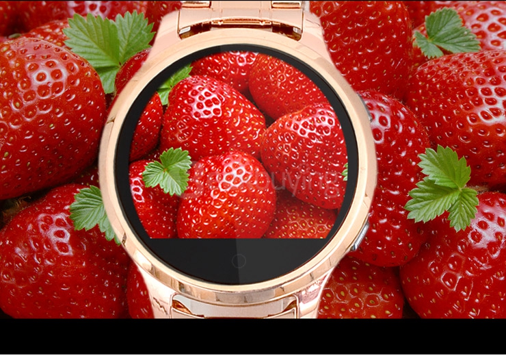KDTI K288 MTK6260 Bluetooth Watch Phone GSM Phone Heart Rate Monitor Sleep Monitor Remind Pedometer - Gray Rhinestone