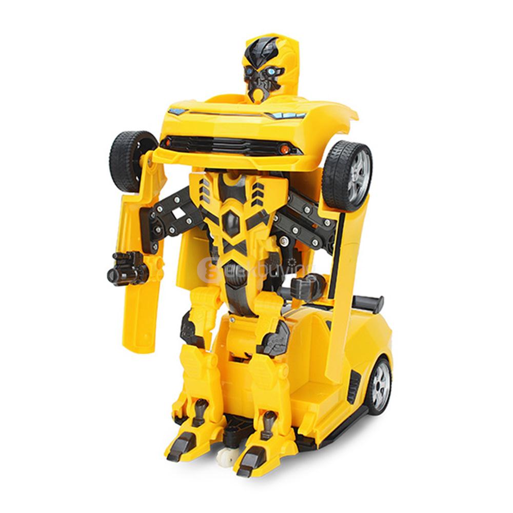 JIAQI TT661 2.4G RC Stunt Robot Remote Control Deformation Robot