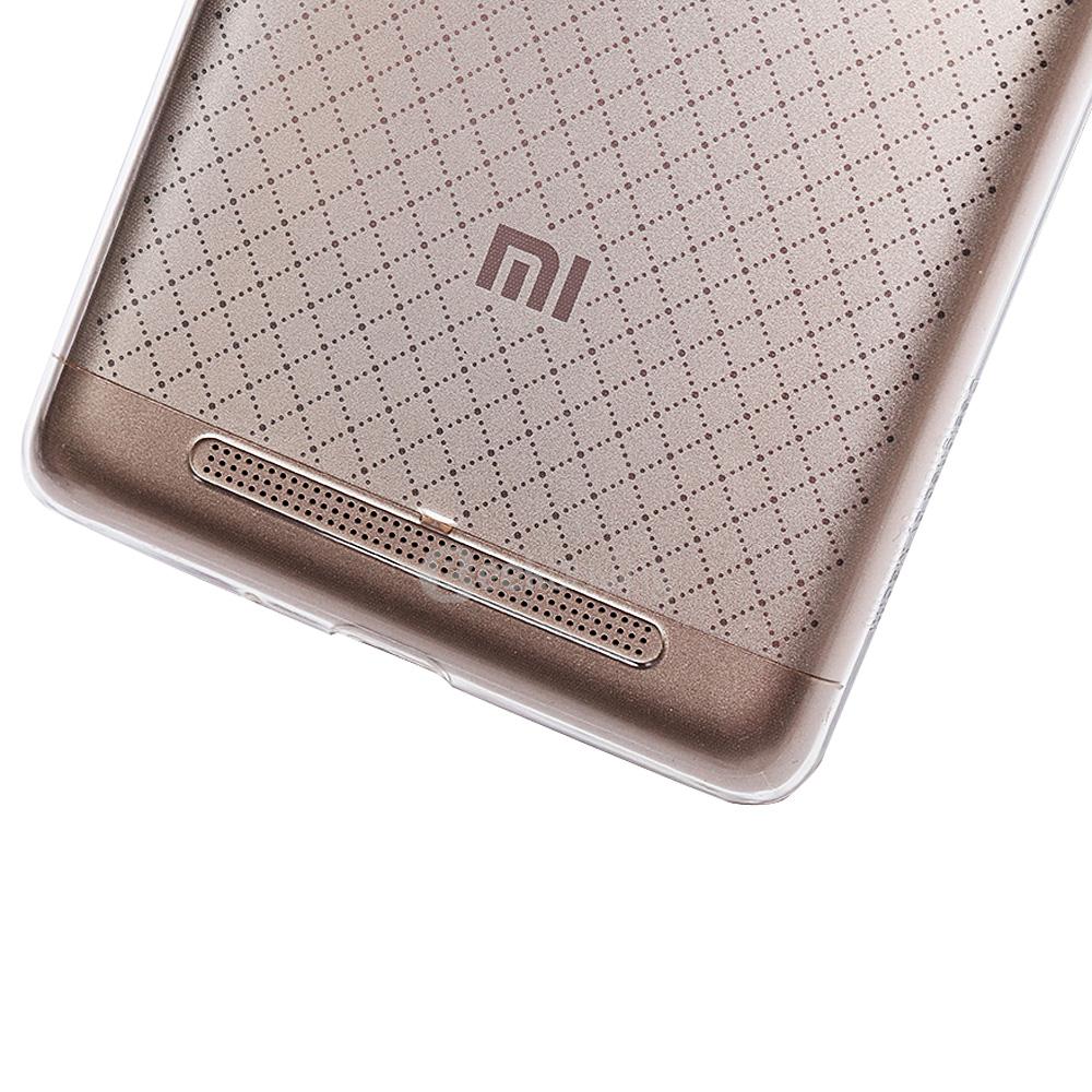 Original Xiaomi Soft TPU Cover Case Shell Back Case Protective Cover for XIAOMI Redmi 3 - Transparent