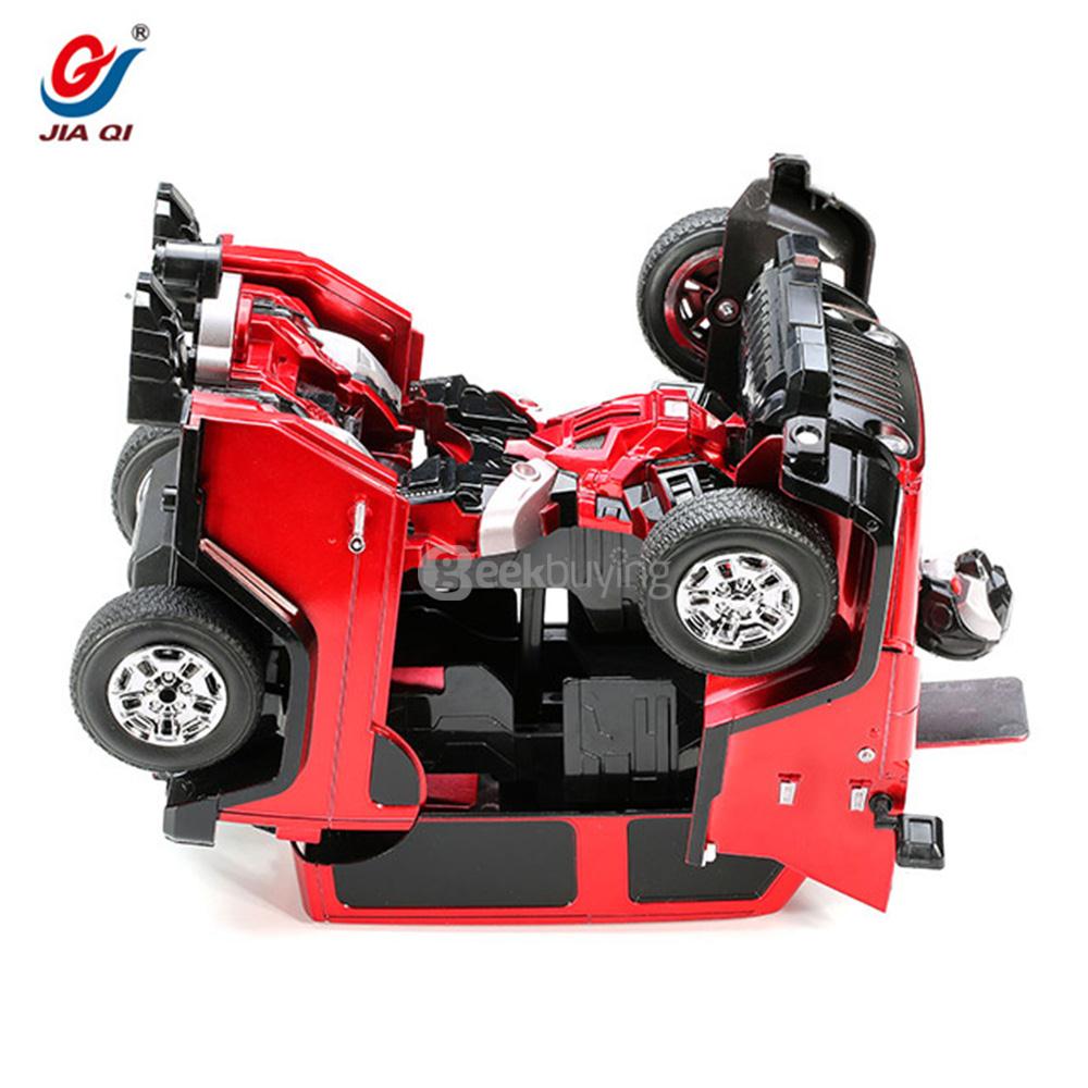JIA QI T665 2.4G RC Stunt Robot Remote Control Deformation Robot
