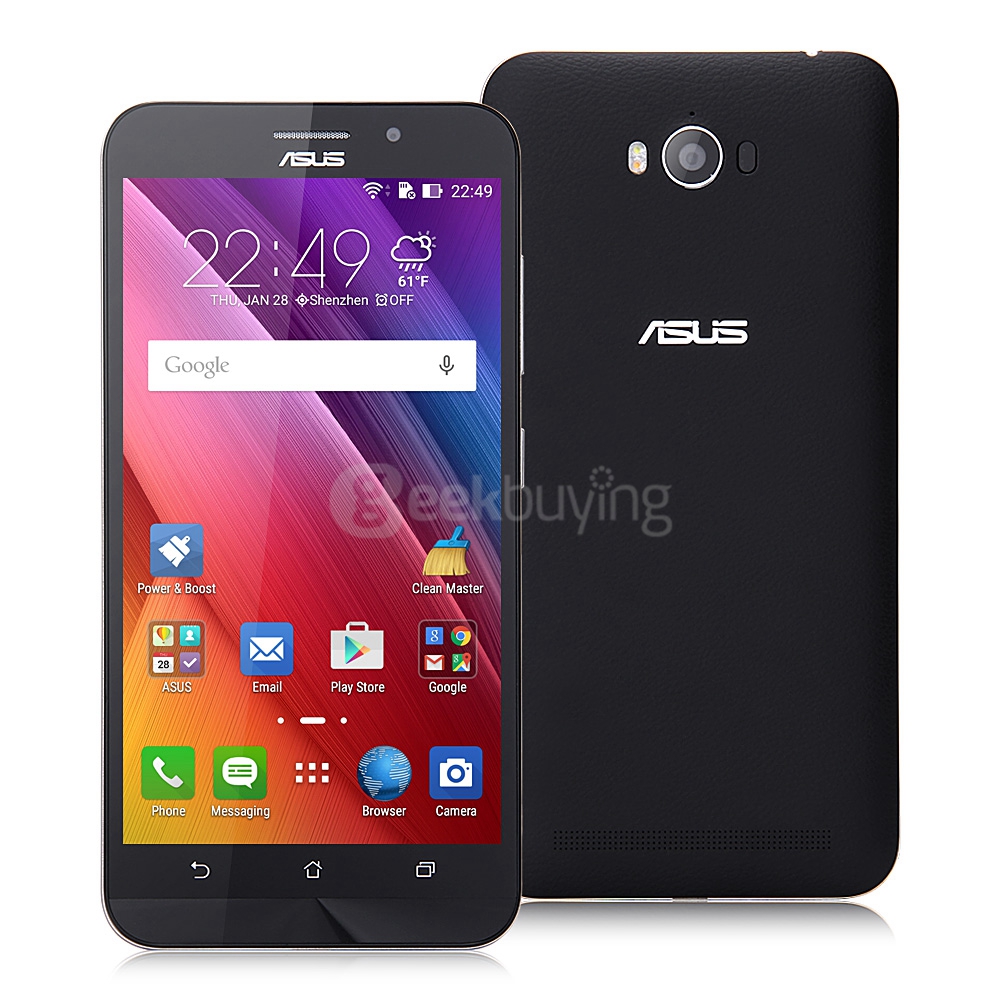 [Spain Stock]ASUS Zenfone Max 5.5inch HD 5000mAh 4G LTE 2GB RAM 16GB ROM Smartphone Snapdragon MSM8916 Quad Core 1.2GHz - Black