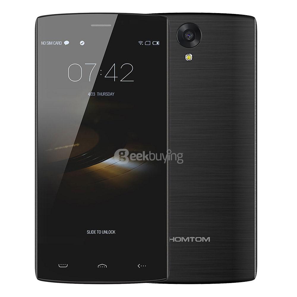 HOMTOM HT7 PRO 5.5inch IPS HD Android 5.1 2GB RAM 16GB ROM 4G Smartphone MT6735 Quad Core 13.0MP Cameras - Gray