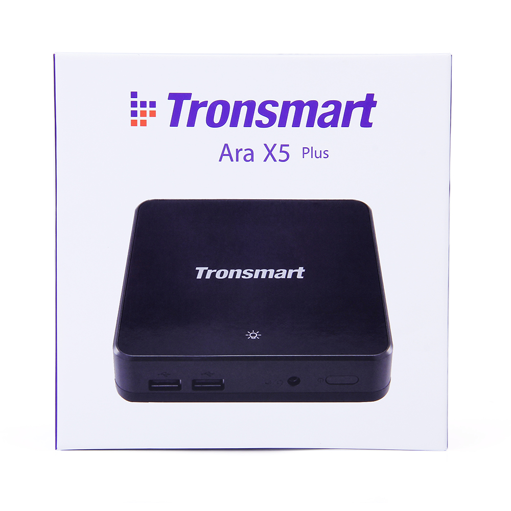 [Spain Stock]Tronsmart Ara X5 Plus Windows TV Box Cherry Trail Z8300 Quad Core 1.8G Gen 8 Graphics GPU 2G/32G 2.4Ghz/5Ghz LAN HDMI H.265 XBMC BT4.0 USB3.0