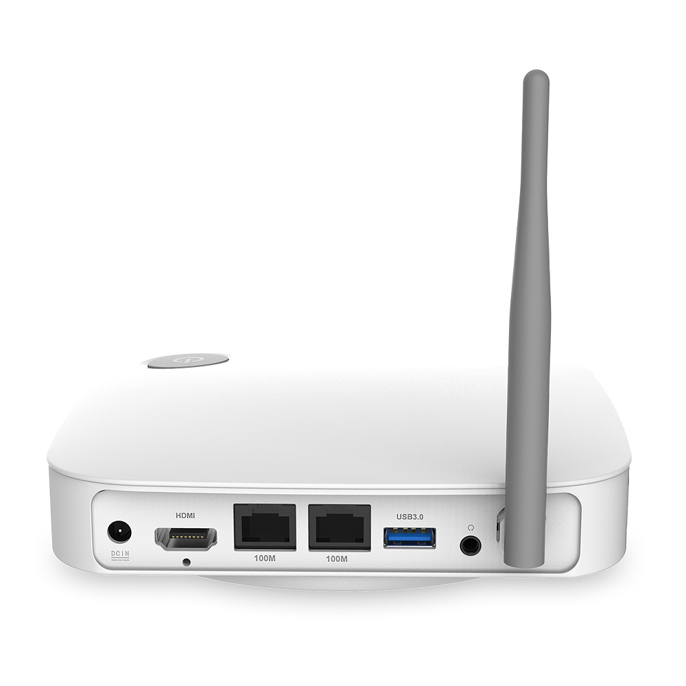 PIPO X6S Windows 4GB/64GB 300M Wireless Router Mini PC Intel Cherry Trail Z8300 SATA Supported 802.11ac WIFI HDMI 1080P - White