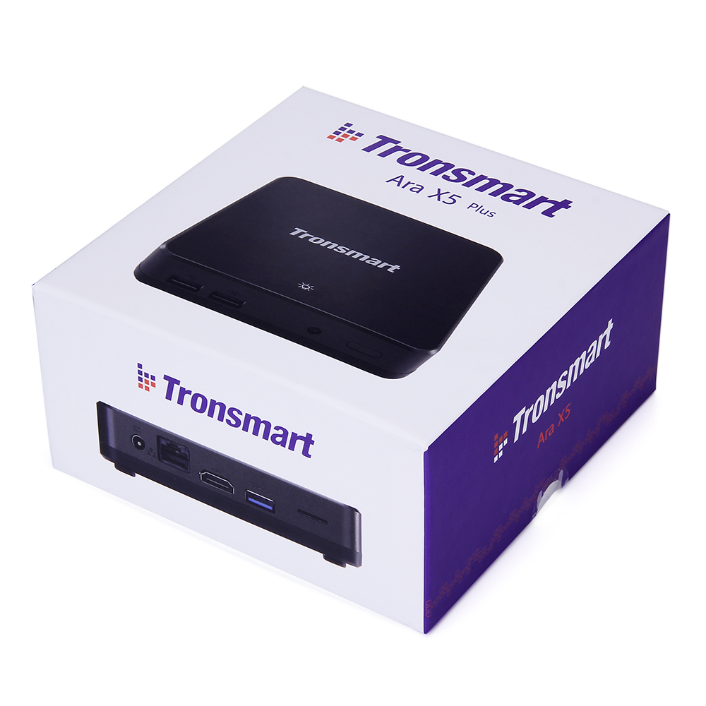 [Spain Stock] Tronsmart Ara X5 Plus Spanish Customized Windows TV Box Cherry Trail Z8300 Quad Core 2G/32G 2.4Ghz/5Ghz HDMI H.265 XBMC BT4.0 USB3.0