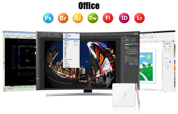 VOYO V3 Intel Cherry Trail X7-Z8700 Windows10 64Bit 4K Smart Mini PC 4G/128G WiFi Gigabit LAN Type-C Bluetooth 4.0