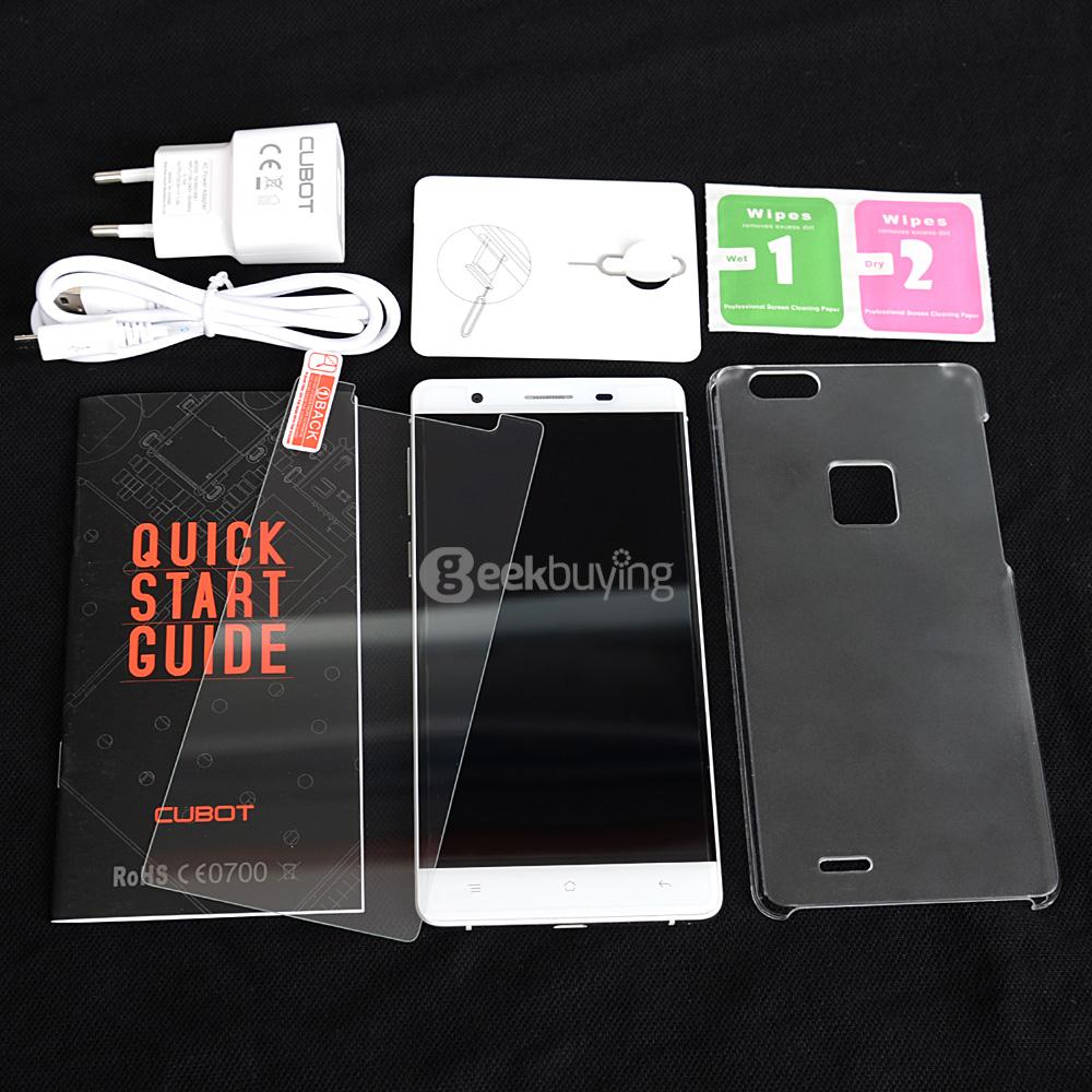 [HK Stock] CUBOT S550 5.5inch IPS HD 4G FDD-LTE Android 5.1 Smartphone 2GB 16GB 64-bit MTK6735 Quad Core 13.0MP Touch ID - White