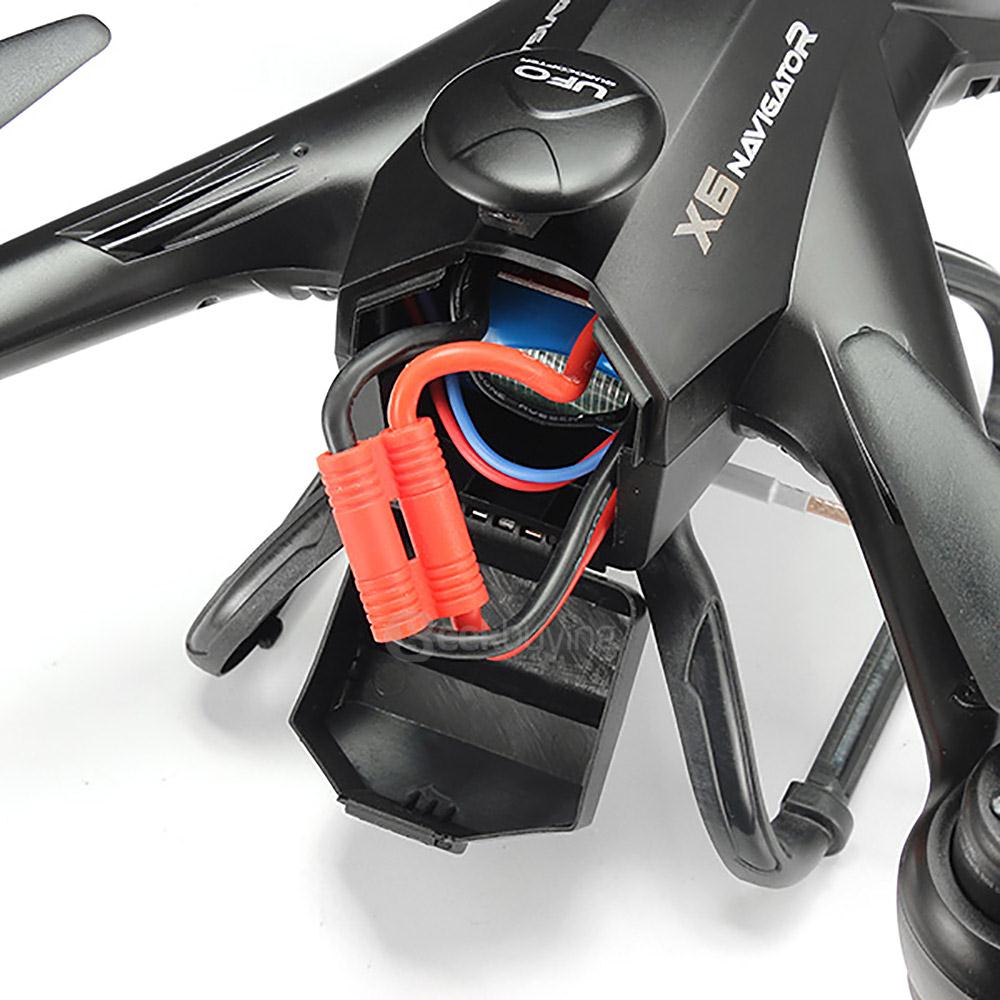 XIN LIN XINLIN X181 5.8G FPV 2MP HD Camera 5 Inch Monitor Altitude Hold Similar Brushless Motor RC Quadcopter RTF -Black