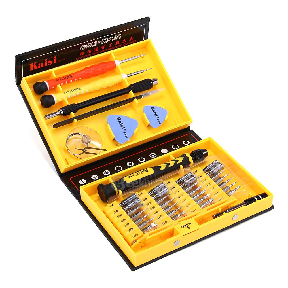 Kaisi KS-3801 CRV 38 Pieces in 1 Precision Telecommunication Tool Sets Toolkit Precision Tools