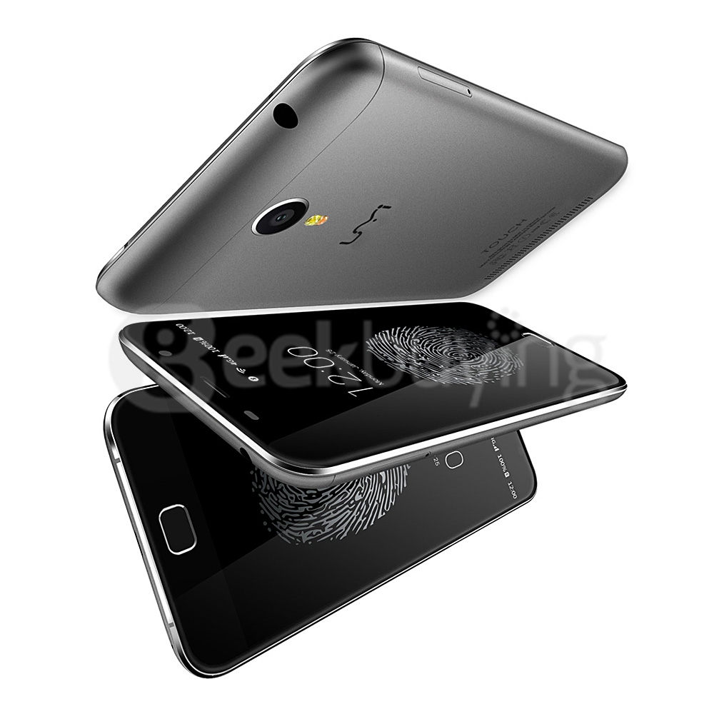 [Spain Stock] UMI TOUCH 5.5inch 2.5D LTPS FHD Android 6.0 4G LTE Smartphone 4000mAH 3GB 16GB MTK6753 Octa Core 13MP Metal Unibody Front Fingerprint Scanner - Gray