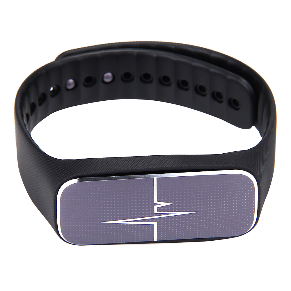 Makibes L18 IP54 Bluetooth Smart Bracelet BT4.0 Blood Pressure Heart Rate Fatigue State Tracker for Android / IOS Phones - Black