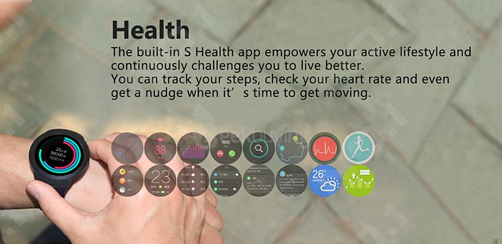 NO.1 G3 Bluetooth 4.0 Smart Watch Phone MTK2502 SIM GPRS Smartwatch Heart Rate Monitor Fitness Tracker Voice Chat Call SMS Reminder - Black