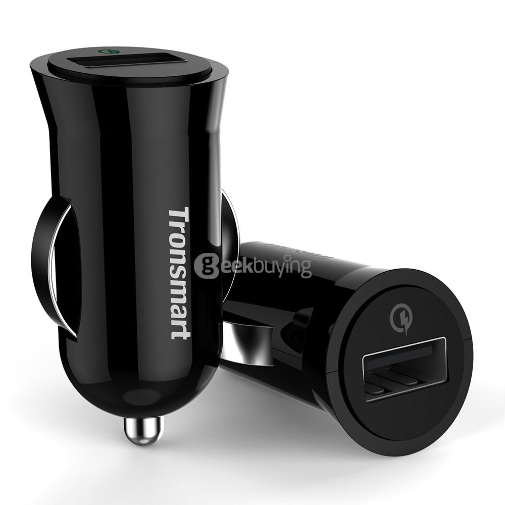 [Qualcomm Quick Charge 3.0] Tronsmart Quick Charge 3.0 18W USB Car Charger for Xiaomi Mi 5 / Mi 5 Pro / LG G5 / LETV MaxPro