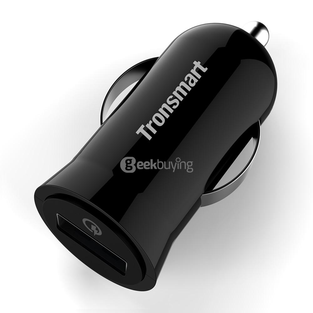 [Qualcomm Quick Charge 3.0] Tronsmart Quick Charge 3.0 18W USB Car Charger for Xiaomi Mi 5 / Mi 5 Pro / LG G5 / LETV MaxPro