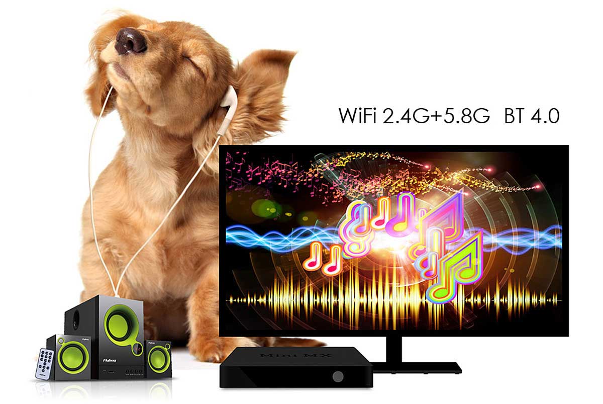 Beelink Mini MX Ver 1.0 TV Box Android 5.1 2G/16G Amlogic S905 Quad Core 2.4GHz/5.8GHz HDMI 2.0 Bluetooth 4.0 Support Gigabit LAN