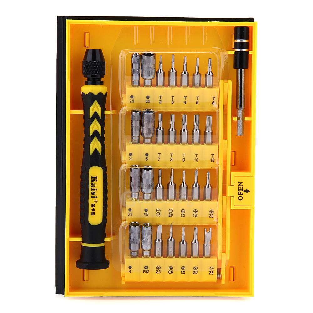 Kaisi KS-3801 CRV 38 Pieces in 1 Precision Telecommunication Tool Sets Toolkit Precision Tools