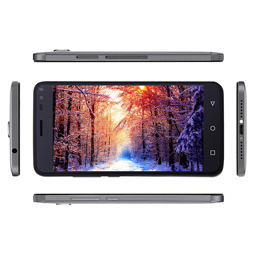 BLUBOO Xfire 2 5.0inch 2.5D IPS HD Screen 3G Smartphone Android 5.1 1GB 8GB MTK6580 1.2GHz Quad Core 8.0MP Touch ID - Black