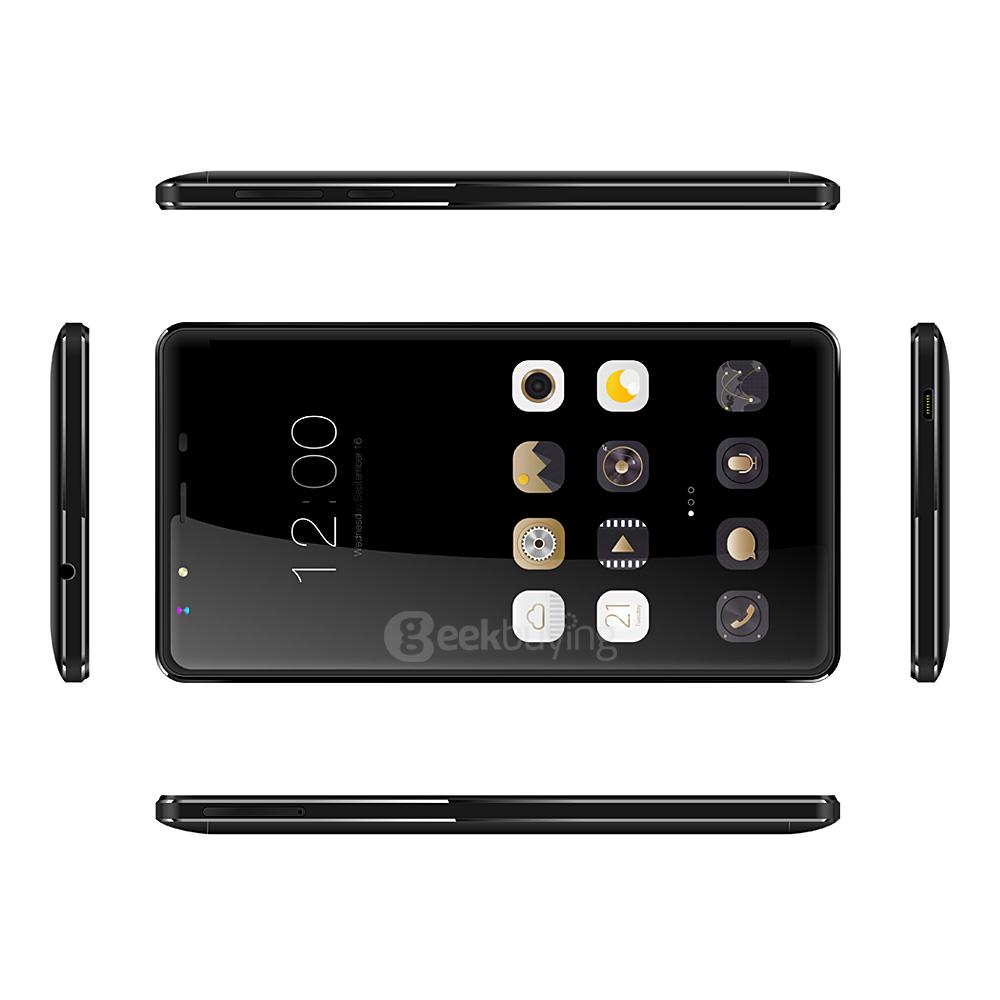 [HK Stock]Leagoo Shark 1 6.0inch FHD 4G LTE 2.5D Screen Android 5.1 3GB 16GB Smartphone 64bit MTK6753 Octa Core 13.0MP Touch ID - Black