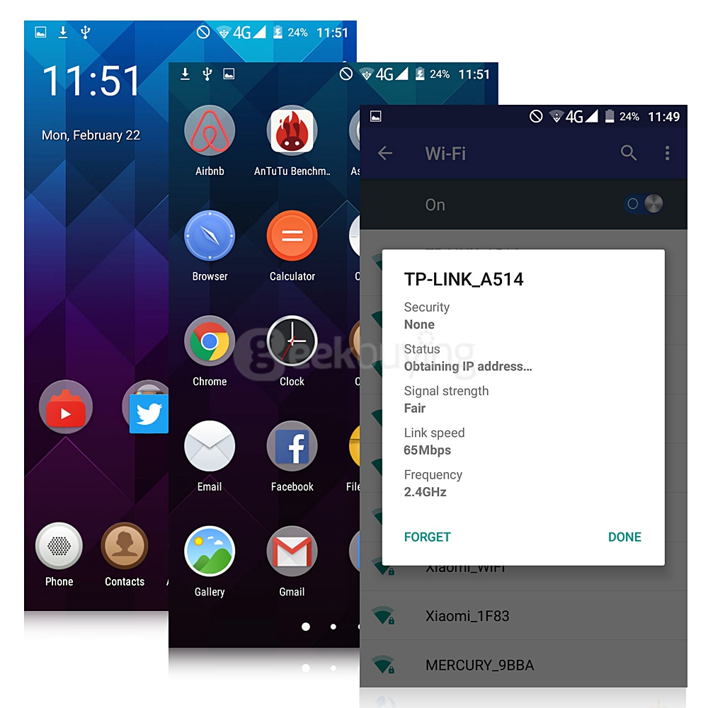 BLUBOO Xfire 2 5.0inch 2.5D IPS HD Screen 3G Smartphone Android 5.1 1GB 8GB MTK6580 1.2GHz Quad Core 8.0MP Touch ID - Black