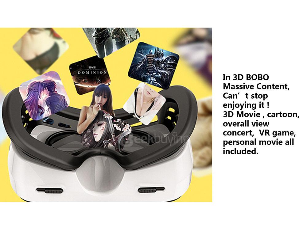 Deepoon V3 Immersive 3D Virtual Reality VR Headset FOV96 Adjustable IPD and Focus Video Game VR Headset with Bluetooth Remote Control for 4.7-5.7inches Smartphones