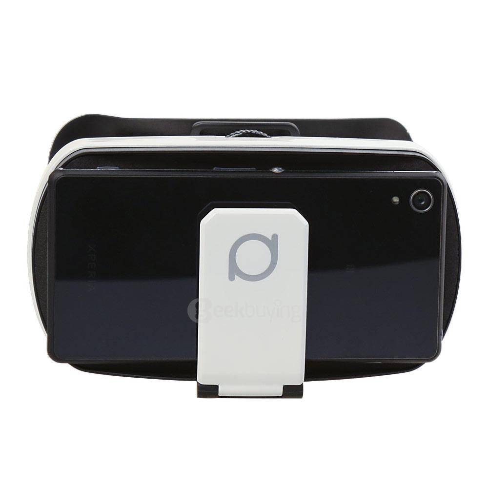 Deepoon V3 Immersive 3D Virtual Reality VR Headset FOV96 Adjustable IPD and Focus Video Game VR Headset with Bluetooth Remote Control for 4.7-5.7inches Smartphones