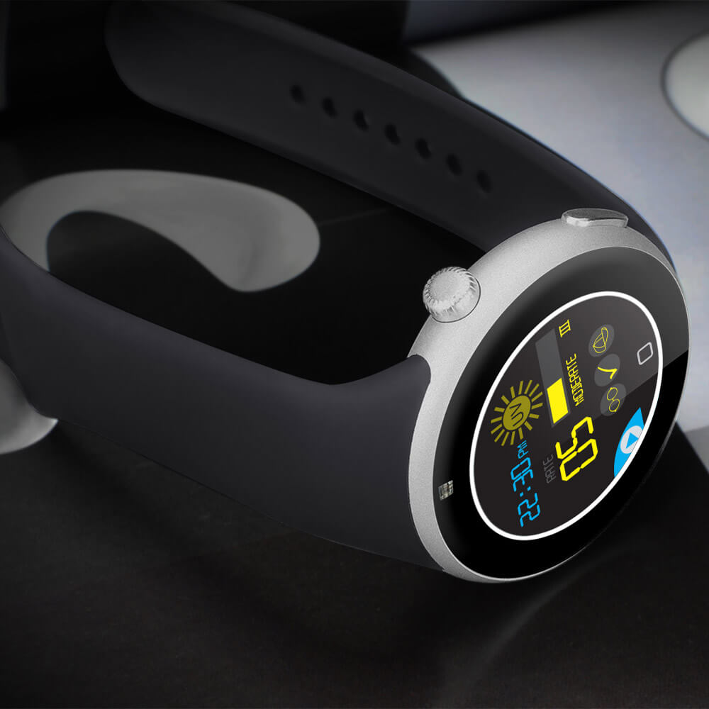 [Spain Stock]Aiwatch C5 Sports Smartwatch Phone MTK2502 Heart Rate Monitor IP67 Fitness Tracker 1.22