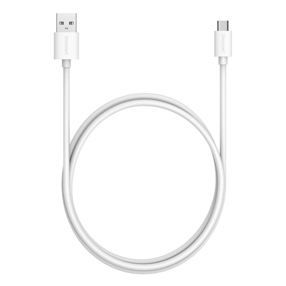 Tronsmart [6 Pack] 1ft*2 & 3ft*2 & 6ft*2 Micro USB Cable High Speed USB Male to Micro USB Sync/Charging Cables White
