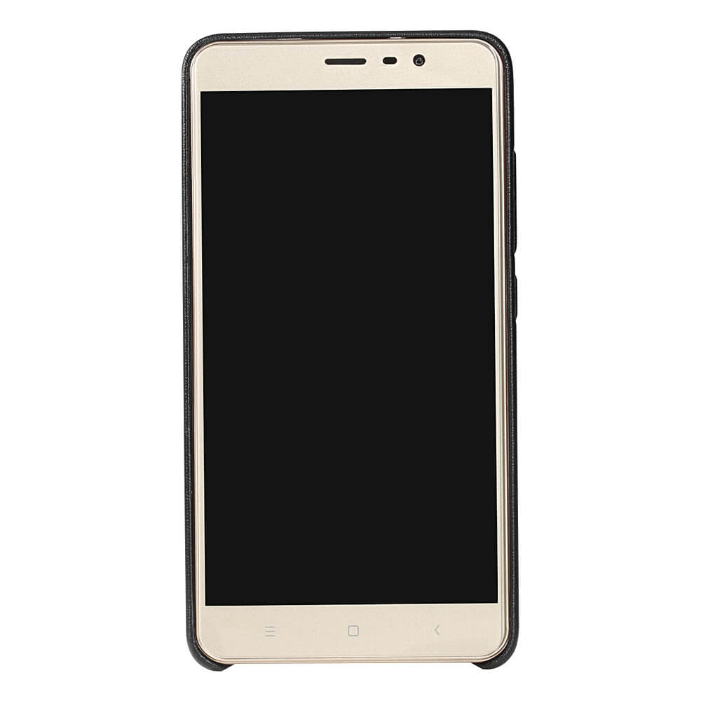 ROCK Touch Series Back Case For Xiaomi Redmi Note 3 Skin-like Hand Feeling Protective Shell Phone Cover - Black