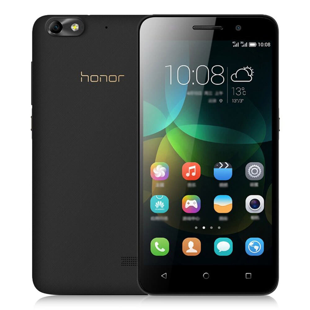 HUAWEI Honor 4C Enhanced Edition 5.0-дюймовый HD 4G LTE EMUI 3.0 (Android 4.4) 2 ГБ 16 ГБ Смартфон HiSilicon Kirin 620 Octa Core 1.2GHz Mali-450 13.0MP(SONYOV)+5.0MP(SamsungOV) OTG - Черный
