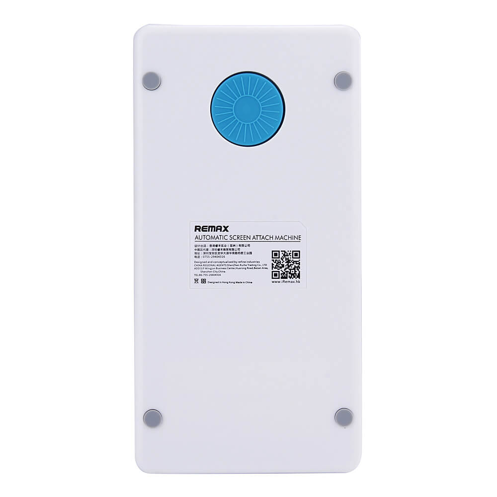 REMAX Portable Automatic Commonly Used Screen Protector Attach Machine For Smartphones Under 5.8inch - Blue