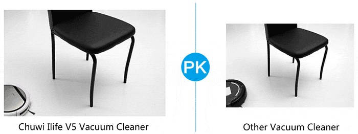 ILIFE V5 Intelligent Robotic Vacuum Cleaner Sweeper - White