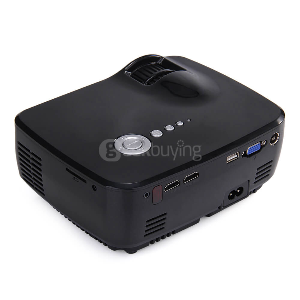 GP70 Mini LCD 1200LM LED Theater Home Projector HDMI 1080P FHD SD USB TV Beamer