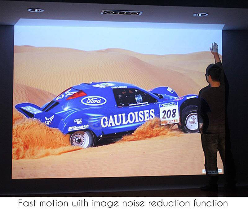 PRS200 Multifunctional Home Theater LED Projector 1500LM 800x480 with Keystone Correction for Desktop Laptop