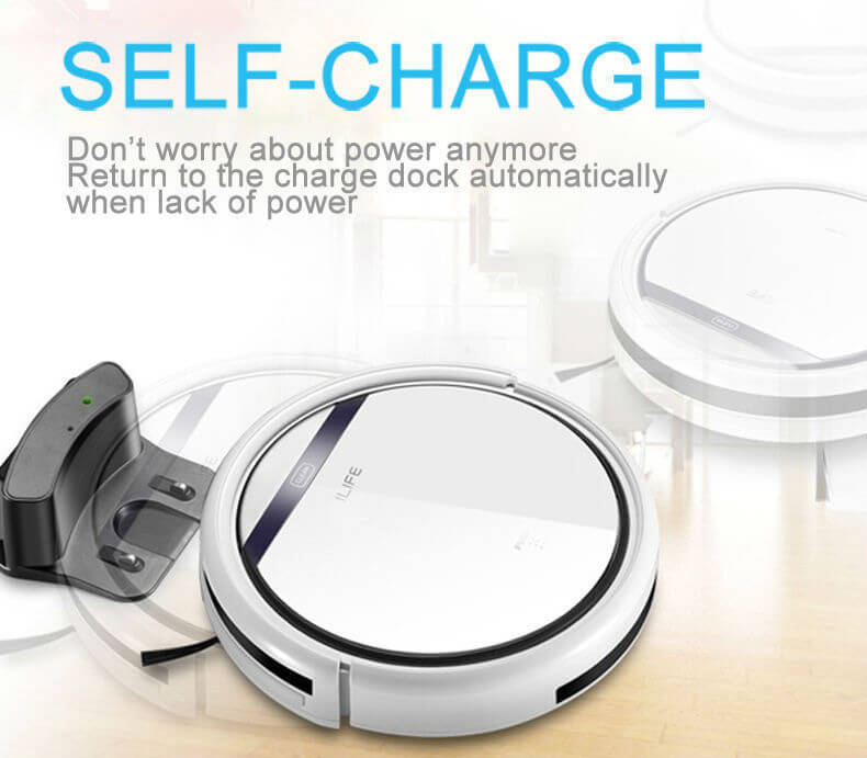 ILIFE V5S  Intelligent Robotic Vacuum Cleaner Sweeper - Rose Gold