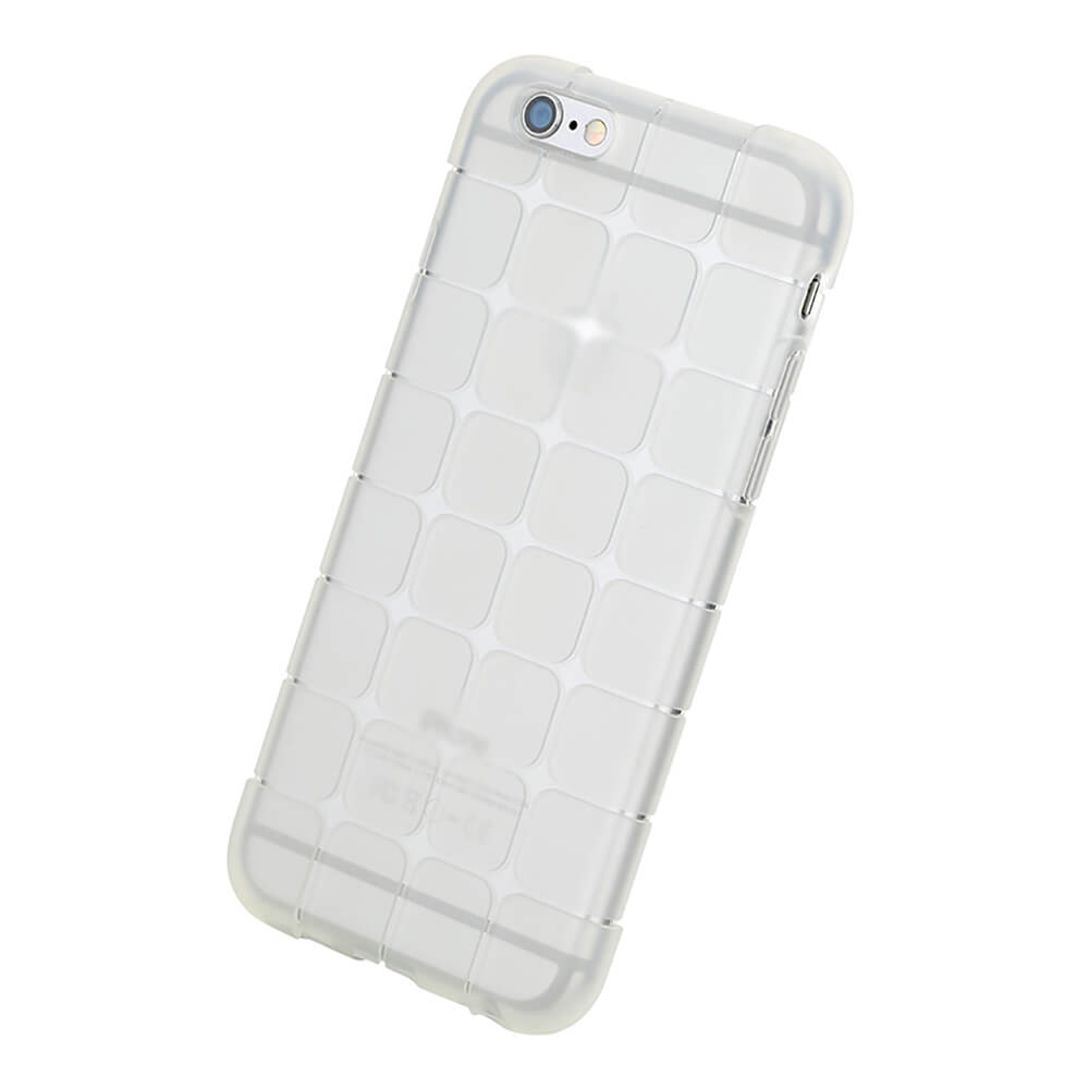 ROCK Cube Series TPU Phone Case For iPhone6 Plus / 6S Plus 5.5inch Shockproof Protective Back Cover - Transparent