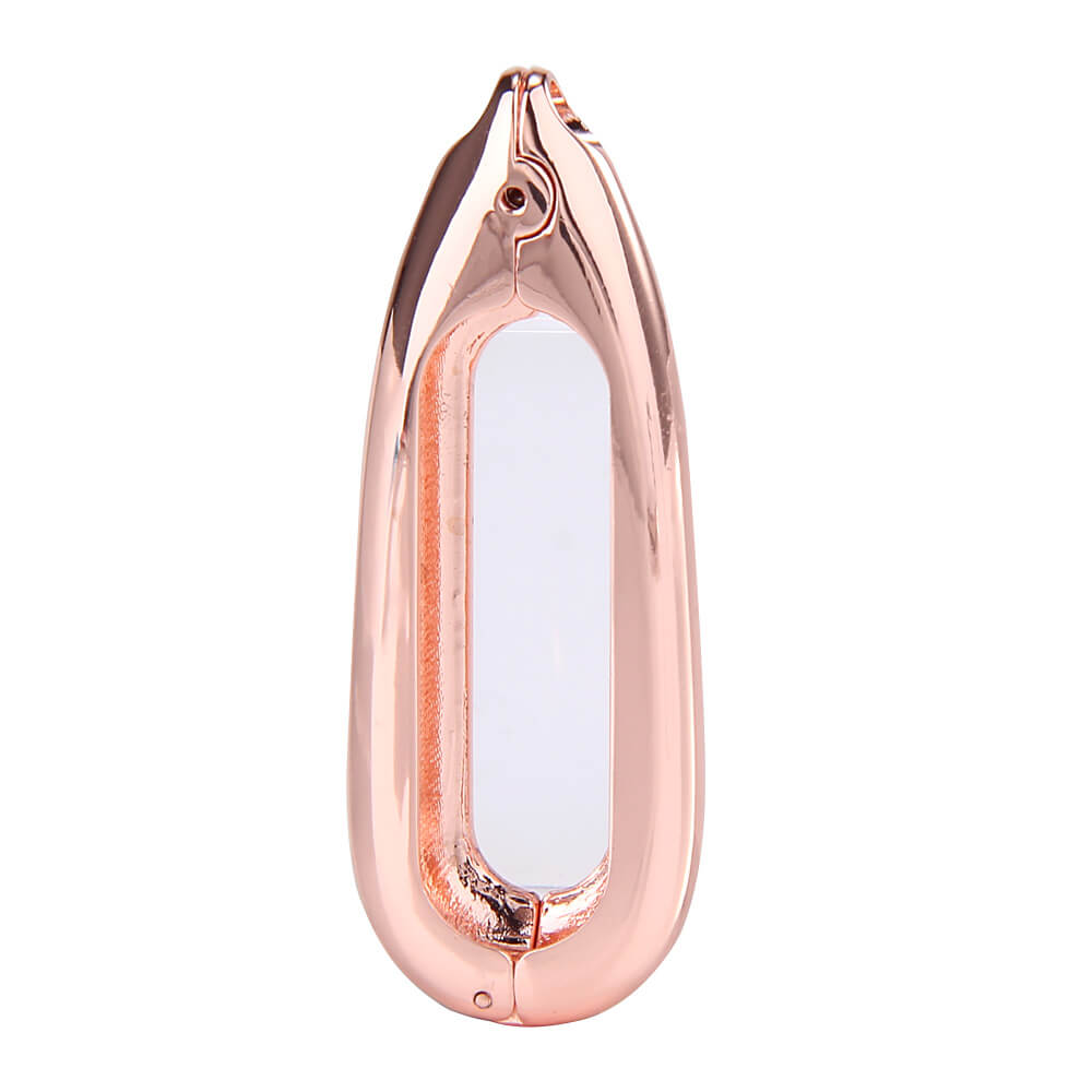 New Water Drop-shaped Metal Necklace Pendant Case for Xiaomi Miband / 1S Smart Bracelets - Gold