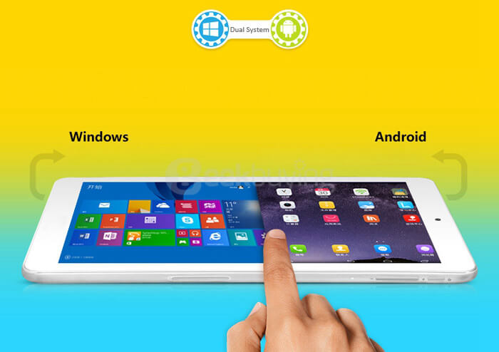 ONDA V891W Dual OS Windows8.1 + Android4.4 2GB/32GB 8.9 inch Tablet PC Intel Z3735F Quad Core 1.83Ghz IPS 1920*1200 - White