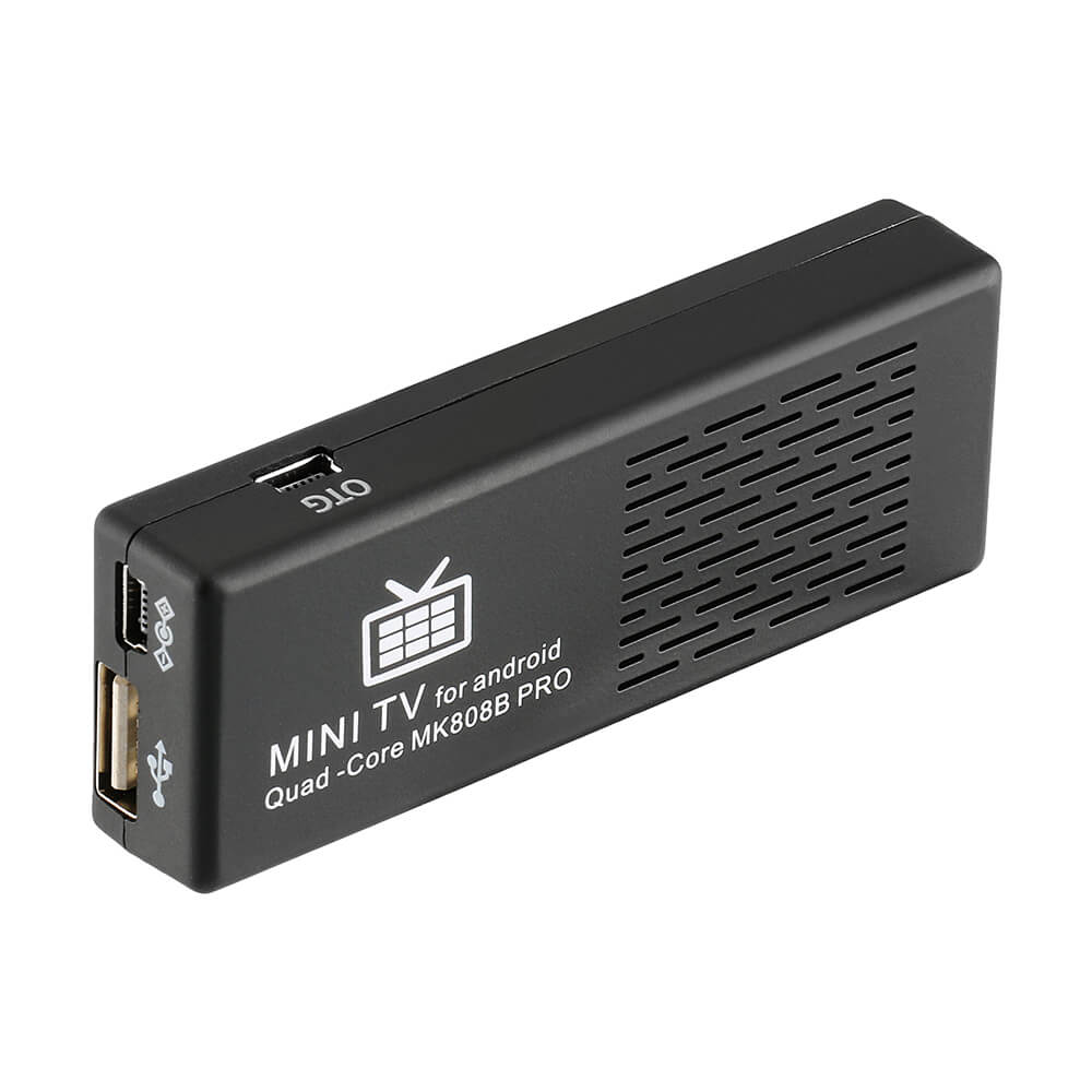 MK808B Pro 4K TV Dongle Amlogic S905 64Bit Quad Core Android 5.1 Mini PC 1G/8G WIFI H.265 HW Decoding Bluetooth DLNA Miracast - Black