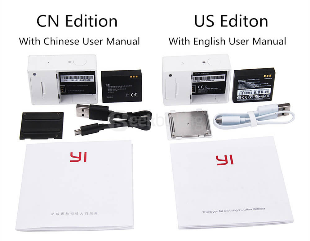 [HK Stock][Official EU Edition] Xiaoyi YI Action Camera Xiaoyi Z23L Sports Camera (Black) + KingMa Waterproof Case