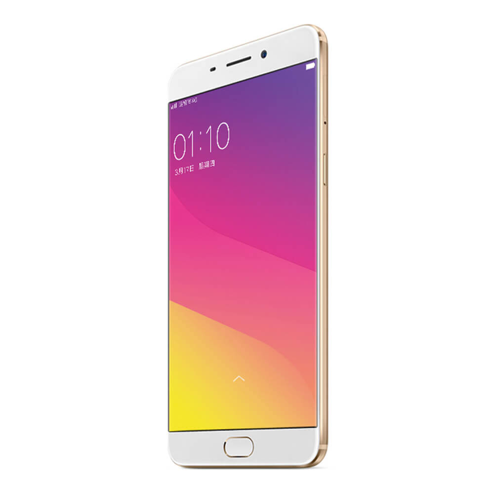 OPPO R9 5.5inch FHD Screen MTK6755 Octa Core 64bit Android 5.1 Smartphone 4GB RAM 64GB ROM 16.0MP 13.0MP Touch ID Fast Charge LED Notification - Gold