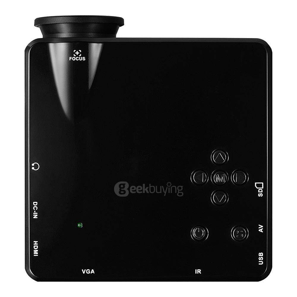 Vivibright GP7S Mini LCD Projector 480x320 200LM HDMI USB AV VGA LED Home Theater Projector
