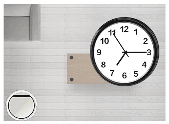 ILIFE V5 Intelligent Robotic Vacuum Cleaner Sweeper - White