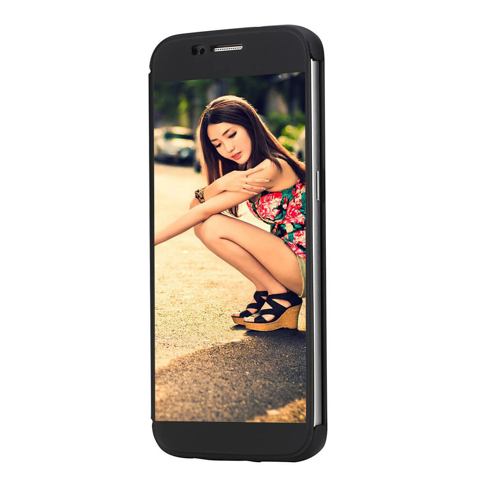 ROCK Case For Samsung Galaxy S7 Edge Smart Sleep Protective Cover - Black