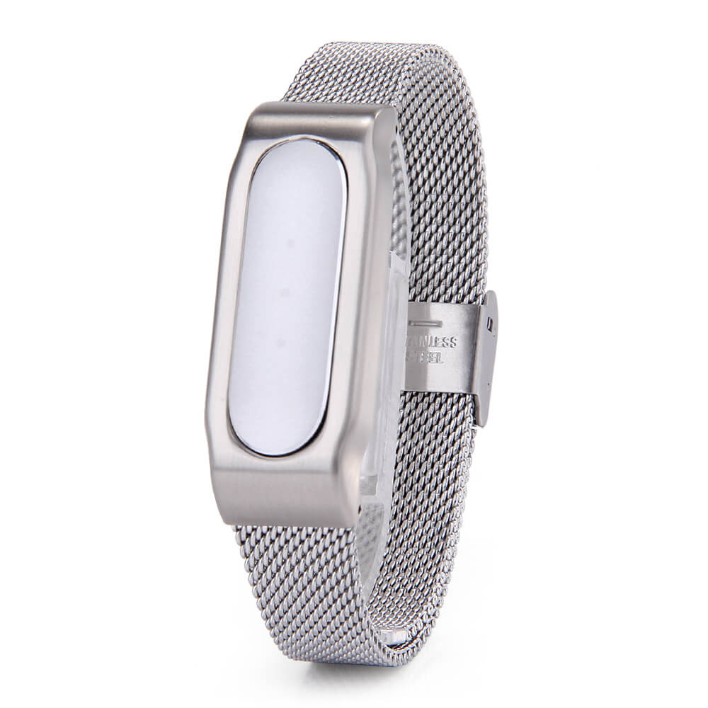 Replacement Metal Strap Wrist Belt for Xiaomi Mi Band / Miband 1S Smart Bracelets - Silver