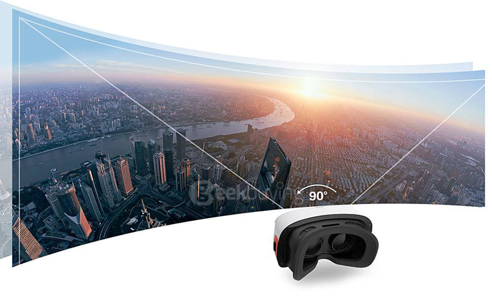 LING VR 1S 3D Virtual Reality VR Headset FOV90 Adjustable IPD Focus for 5.0 - 5.7 inch Smartphone
