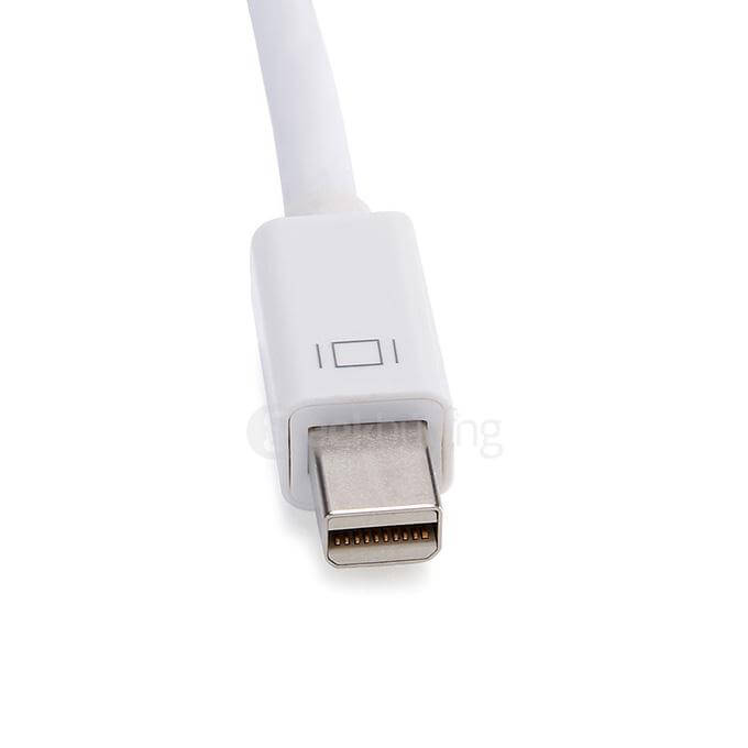 [HK Stock] Makibes MDP12-DHV Multi-function Mini DP To DVI/HDMI/VGA Adapter - White