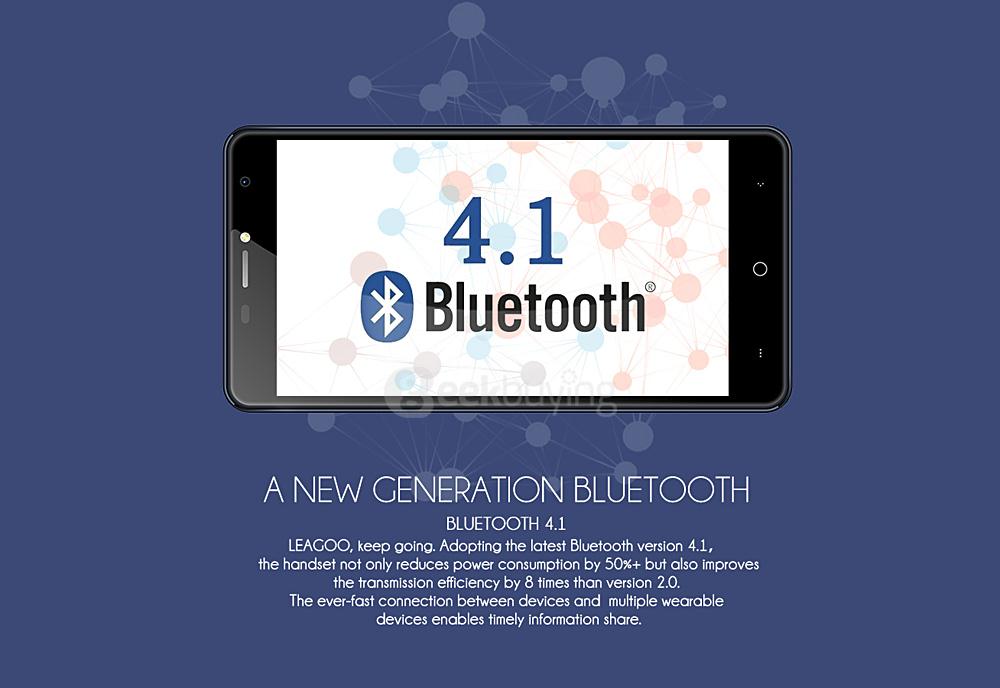 LEAGOO ALFA 2 5.0inch IPS HD Android 5.1 Smartphone MT6580 Quad Core 1.3GHz 1GB RAM 16GB ROM 3G GPS 13.0MP Camera - Gray