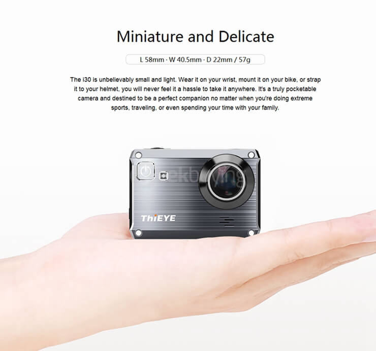 Original ThiEYE i30 WiFi Action Camera FHD 1080P 30fps 1.5