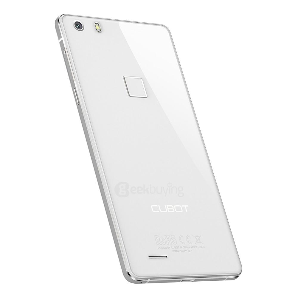 CUBOT S500 5.0inch IPS HD 4G FDD-LTE Android 5.1 Smartphone 2GB 16GB 64-bit MTK6735 Quad Core 13.0MP Touch ID - White